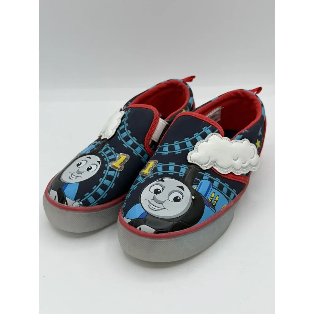 Thomas The Engine  And Friends Kids Slip On Light Up Sneakers Size 11